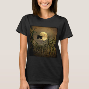 Harvest Moon And Crow T-Shirt