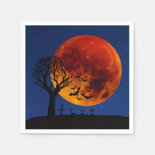 Harvest Moon Halloween Napkin