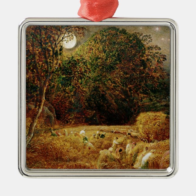 Harvest Moon Metal Ornament (Front)