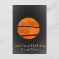 Harvest Moon - Prairie Mile - invitation