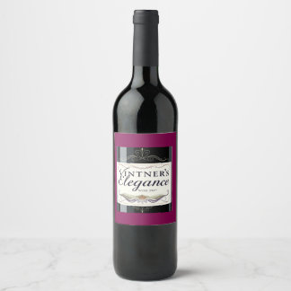 "Harvest of Grace - Wine Bottle Design" Wine Label