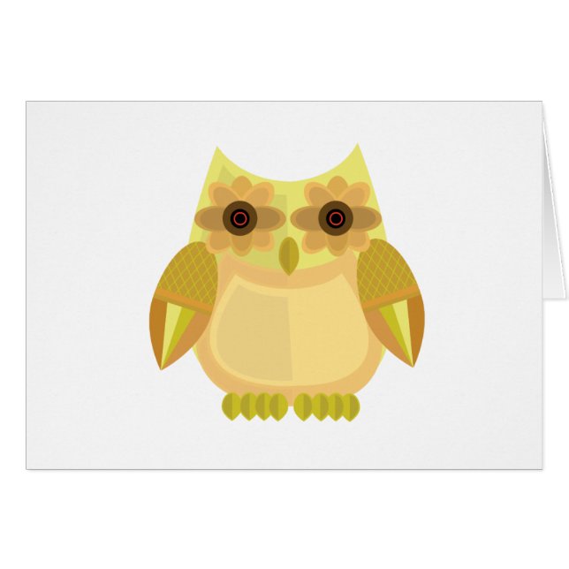 Harvest Owl - Yellow (Front Horizontal)