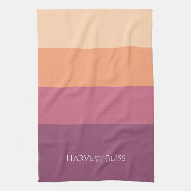 Harvest Palette-Harvest Bliss- Kitchen Towel (Vertical)