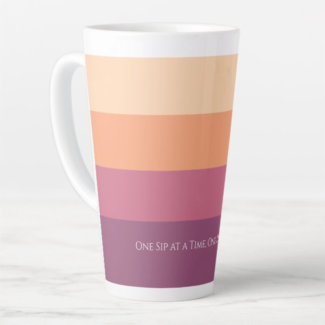 Harvest Palette-Motivational-Mug Latte Mug (Left Angle)