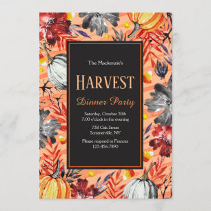 Harvest Party Invitation