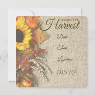 Harvest Party Invitation