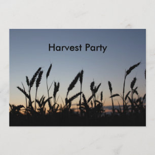 Harvest Party invite