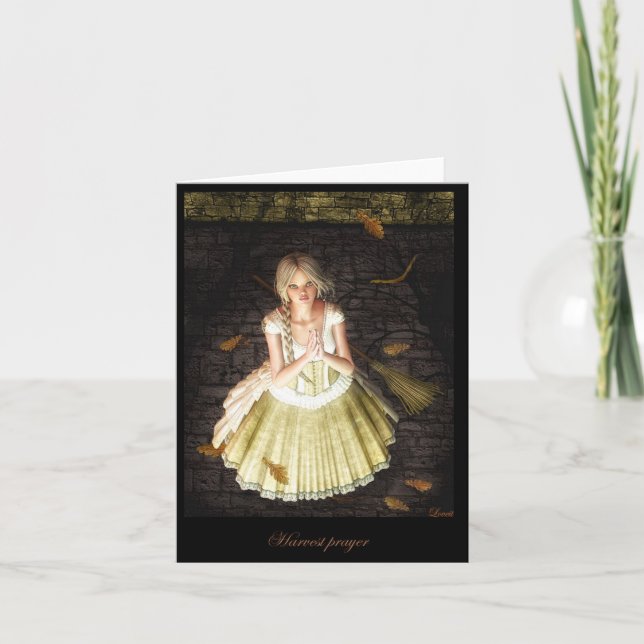 Harvest prayer card (Front)