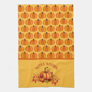 Harvest Pumpkin Patch Kitchen Towel
