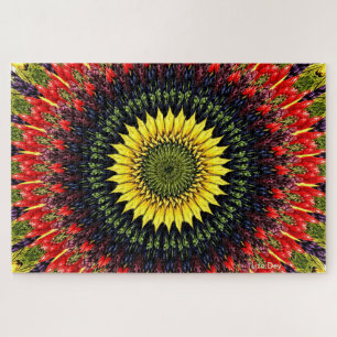 Harvest Sunflower Jigsaw Puzzle