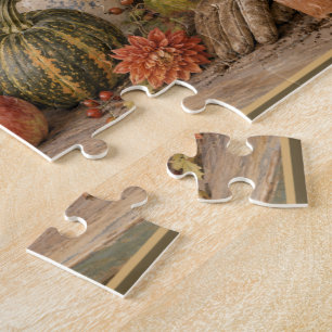 Harvest Table Autumn Still Life Puzzle