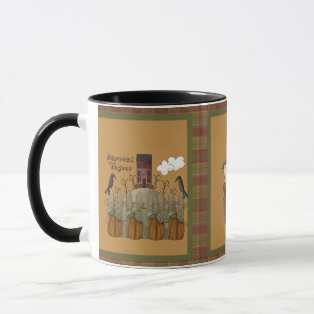 "Harvest Thyme" Autumn Mug (Left)
