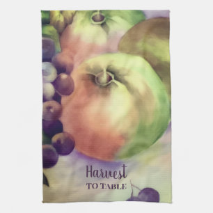Harvest to Table – Orchard Fruit Tea Towel 
