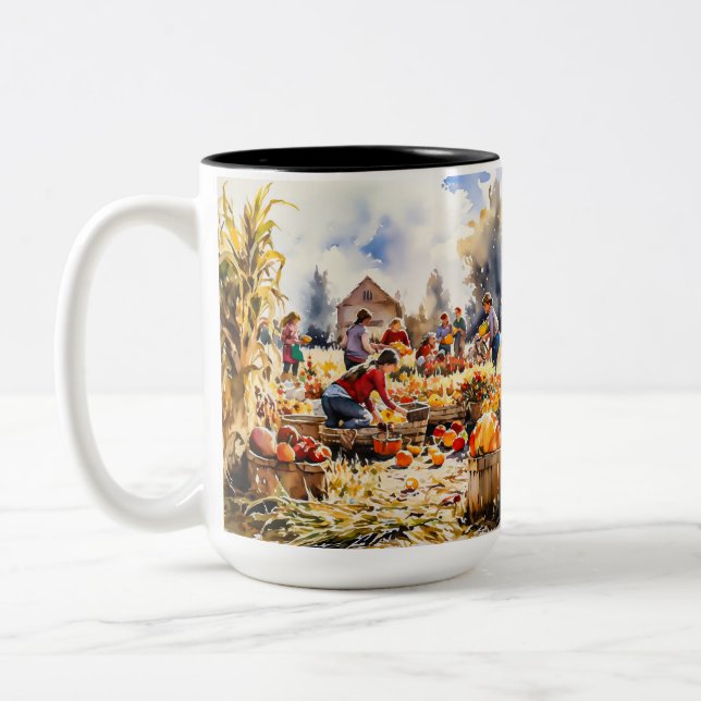 Harvest Two-Tone Coffee Mug (Left)