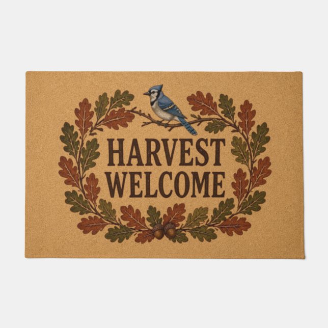 Harvest Welcome Doormat (Front)