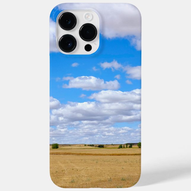 Harvested wheat fields  Case-Mate iPhone case (Back)