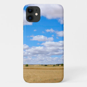 Harvested wheat fields  iPhone 11 case