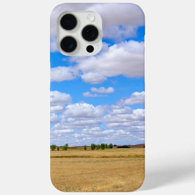 Harvested wheat fields  Case-Mate iPhone case (Back)