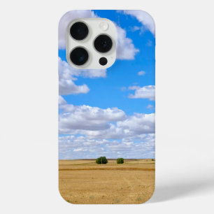Harvested wheat fields  iPhone 15 pro case
