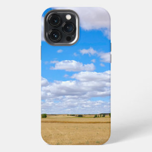 Harvested wheat fields iPhone 13 pro max case