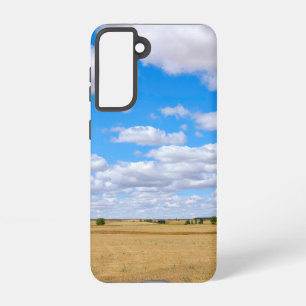 Harvested wheat fields  samsung galaxy case