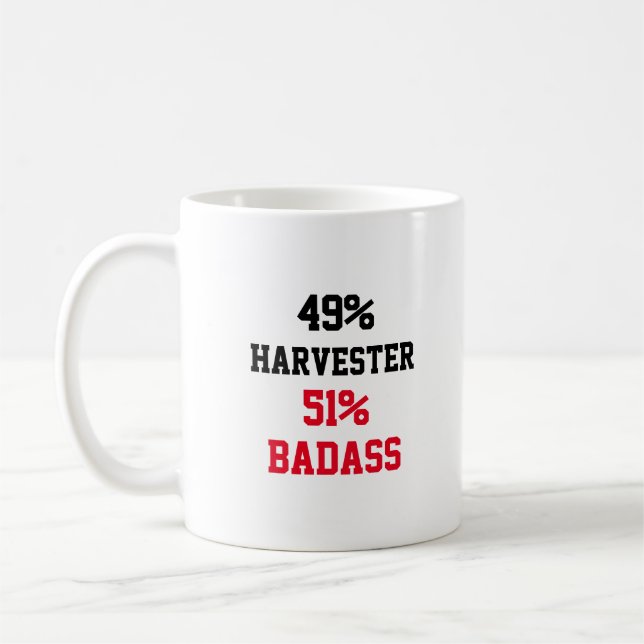 Harvester Badass Coffee Mug (Left)