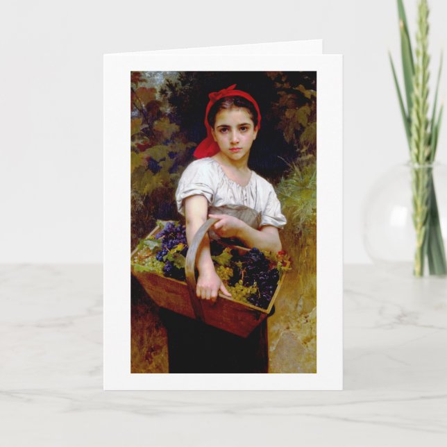 Harvester, Bouguereau Card (Front)