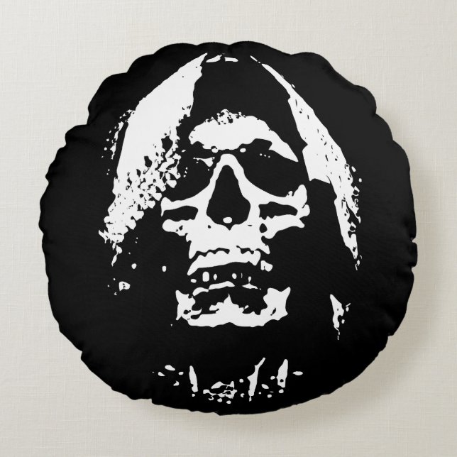 Harvester of Souls: Fear Incarnate Round Pillow (Front)