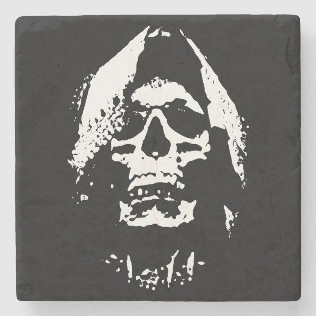 Harvester of Souls: Fear Incarnate Stone Coaster (Front)