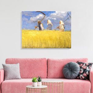 Harvesters   Anna Ancher   Canvas Print