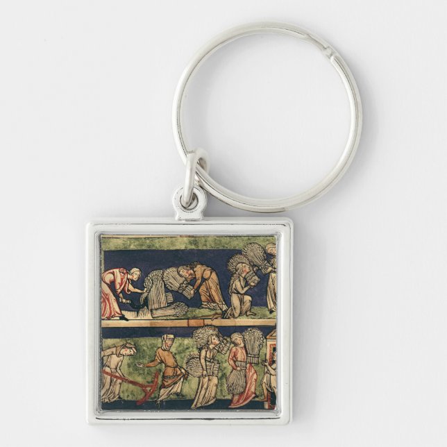 Harvesting, Rhine School Keychain (Front)