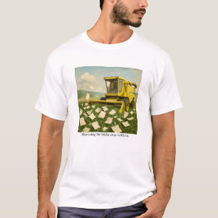 Harvesting the folder crop in Manila. T-Shirt