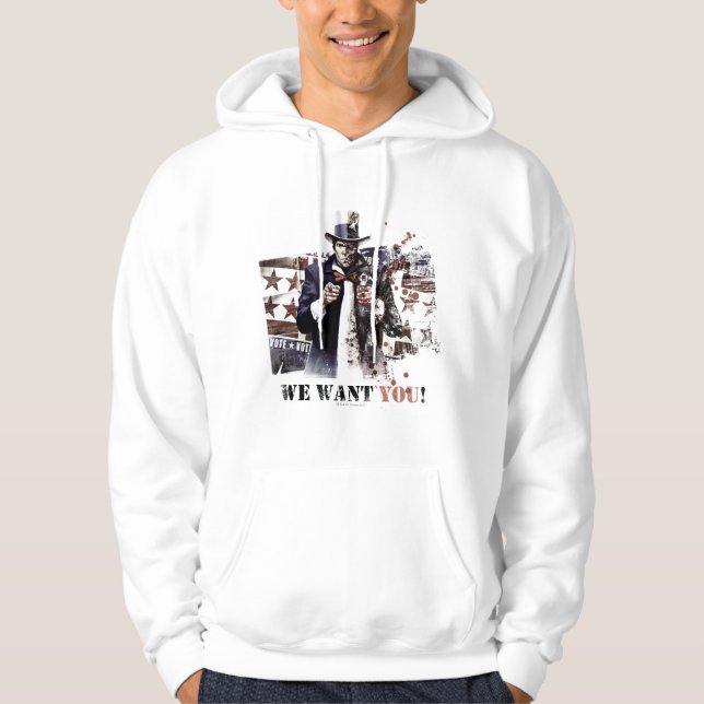 Harvey Dent - We Want You! Hoodie (Front)