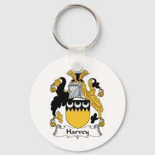 Harvey Family Crest Keychain