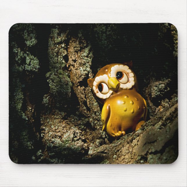 Harvey the Owl I Mouse Pad (Front)
