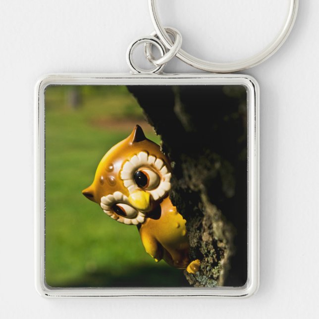 Harvey the Owl II Keychain (Front)