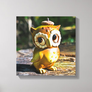 Harvey the Owl III Canvas Print
