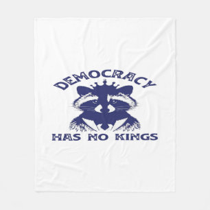 Has No Kings Patriotic Fleece Blanket