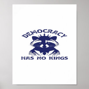 Has No Kings Patriotic Poster