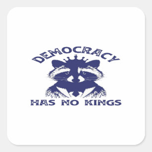 Has No Kings Patriotic Square Sticker