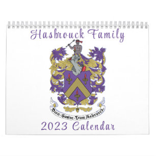 Hasbrouck Family Wall Calendar 2023