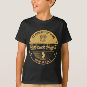 Hasbrouck Heights New Jersey Its Where My Story B  T-Shirt