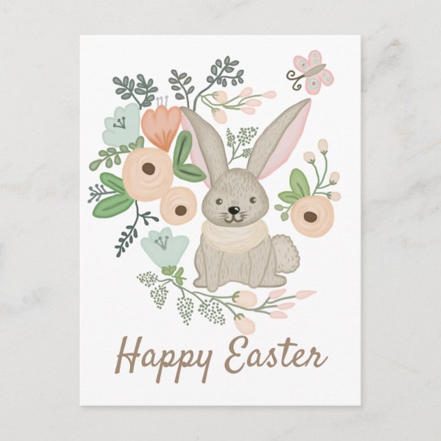 Hase im Busch Postcard (Front)