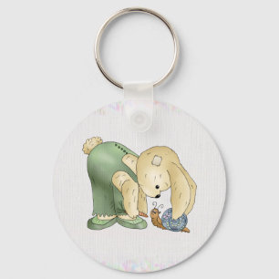 Hase und Schnecke  Keychain