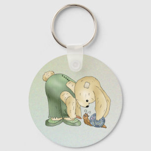 Hase und Schnecke  Keychain
