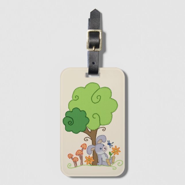 Hase unterm Baum Luggage Tag (Front Vertical)