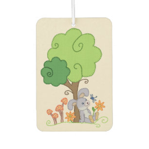 Hase unterm Baum Runder Pappuntersetzer Air Freshener