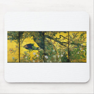 Hasegawa Tōhaku, " Maple and plants " Mouse Pad