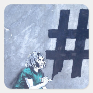 Hash tag Graffiti
