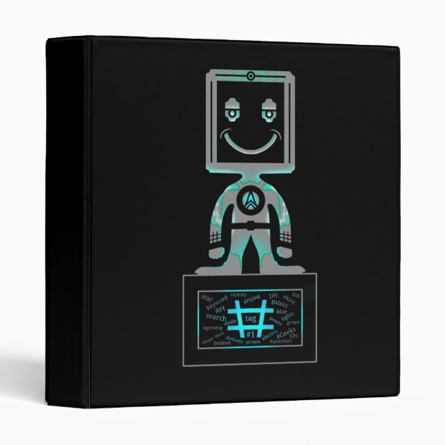 Hash Tag Super hero Binder (Front/Spine)
